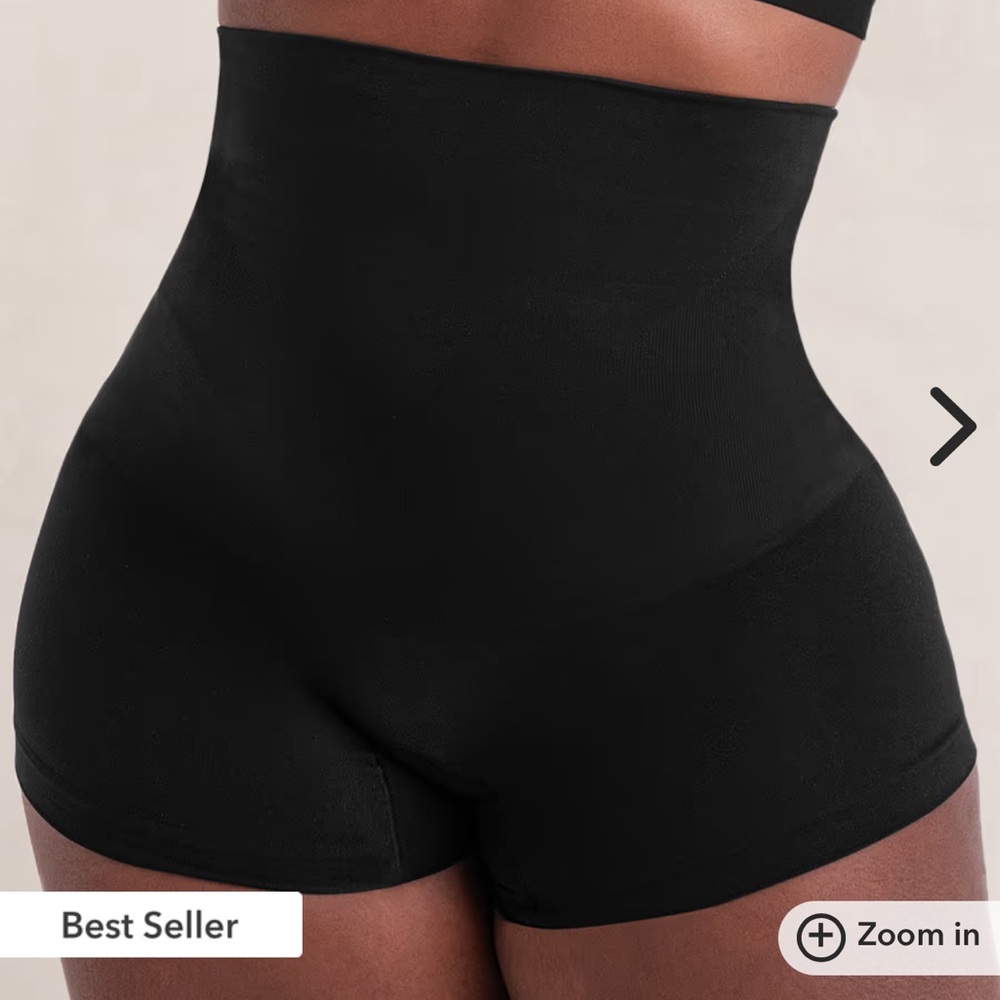 Shapermint Essentials L BLACK All Day Every Day High-Waisted Shaper Boy-Short